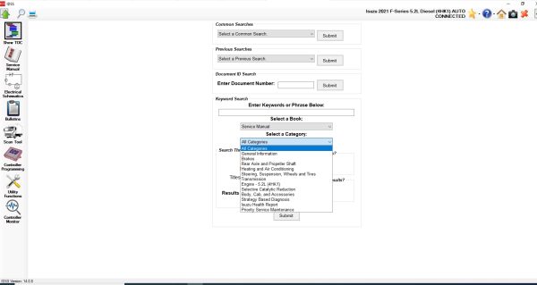 Isuzu US IDSS Diagnostic Service System 10.2021 Release Diangostic Software 14