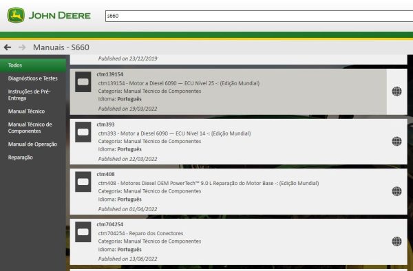 John Deere Service Advisor 5.3 Offline 11.2021 Updated DVD 08.2022 AG Agricultural Forestry Equipment 2