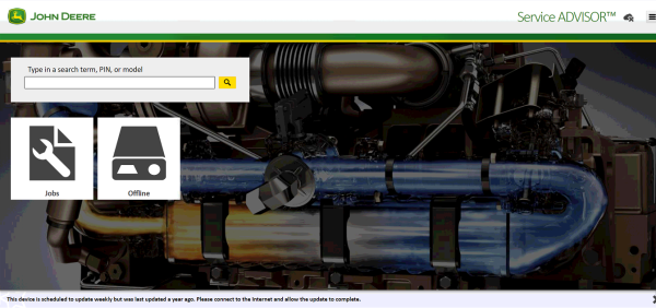 John Deere Service Advisor 5.3 Offline 2022 11.2021 CF Construction AG Agricultural Forestry Equipment 2