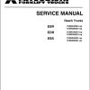 Mitsubishi Forklift EDR24 EDR36 ESS24 ESS36 Operation and Maintenance Manual Service Manual 1