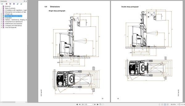 Mitsubishi Forklift ESR23L Operation and Maintenance Manual EN FR ES PT 2