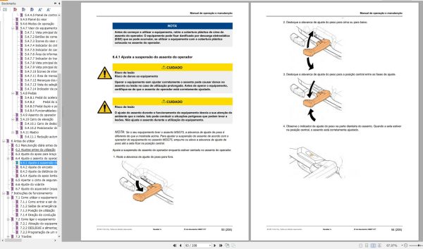 Mitsubishi Forklift FB25ACN Diagrams Operation and Maintenance Manual Service Manual EN FR ES PT 2