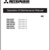 Mitsubishi Forklift FBC22N2 FBC25EN2 FBC25LN2 FBC25N2 FBC30LN2 FBC30N2 Diagrams Operation and Maintenance Manual