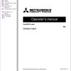 Mitsubishi Forklift FD100L6PM Diagrams Operation and Maintenance Manual Service Manual EN FR ES