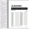 Mitsubishi Forklift FD20NM FD28NM FD33NM FD35NM Diagrams Operation and Maintenance Manual ES