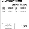 Mitsubishi Forklift FD40 Diagrams Operation and Maintenance Manual Service Manual