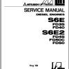 Mitsubishi Forklift FD50 Diagrams Operation and Maintenance Manual Service Manual 1