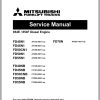 Mitsubishi Forklift FD50CN1 Diagrams Service Manual