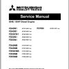 Mitsubishi Forklift FD50N1 FD55N1 Diagrams Service Manual