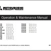 Mitsubishi Forklift FG28N Diagrams Operation and Maintenance Manual Service Manual EN FR ES