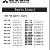 Mitsubishi Forklift FG33NM Diagrams Operation and Maintenance Manual Service Manual EN ES