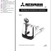 Mitsubishi Forklift PW23 Operation and Maintenance Manual Service Manual 1