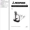 Mitsubishi Forklift PW30 Operation and Maintenance Manual Service Manual