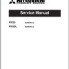 Mitsubishi Forklift PW30 Operation and Maintenance Manual Service Manual 1