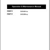 Mitsubishi Forklift PWF11 PWT11 Operation and Maintenance Manual