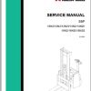 Mitsubishi Forklift SBP16N2 SBP16N2I Diagrams Service Manual
