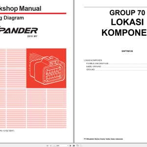 Mitsubishi Xpander 2019 MY Electrical Wiring Diagram PDP RN 1018 1
