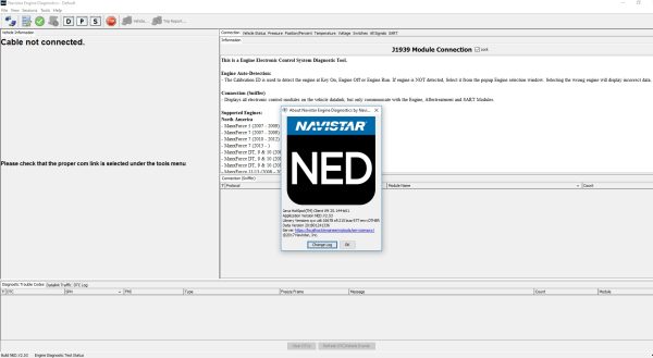 Navistar Engine Diagnostics NED 01.2018 Diagnostic Software Full Unlocked 2