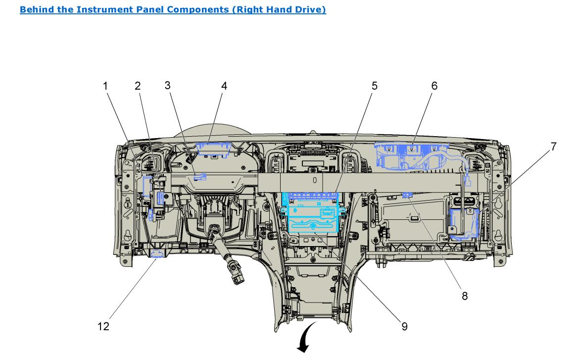 Opel Astra J 2018 Electrical Wiring Diagrams Component Locator 1
