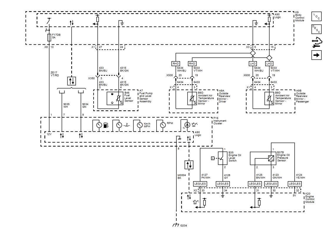 Opel GM Crossland X 2020 Wiring Diagrams 1