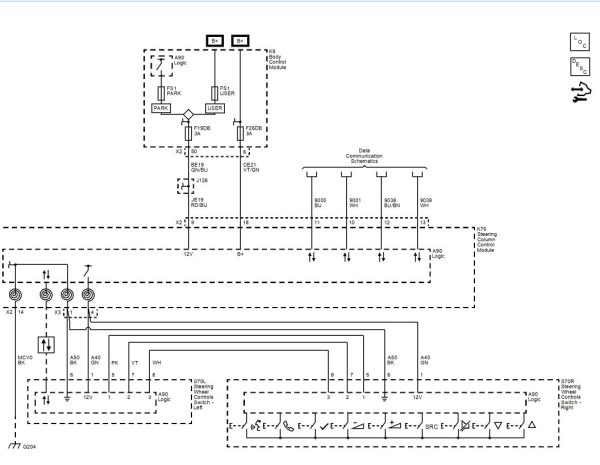 Opel GM Crossland X 2020 Wiring Diagrams 2