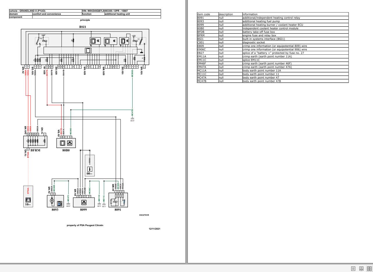 Opel PSA Grandland X PHEV P1UO 2019 2021 Wiring Diagrams 1
