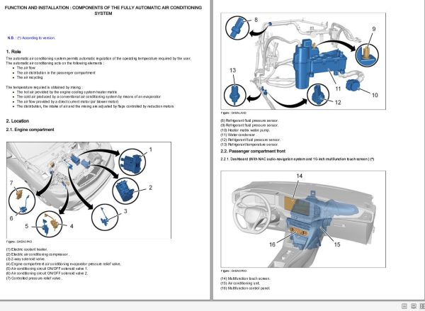 Opel PSA Mokka P2QO 2019 2021 Wiring Diagrams Components Location 2