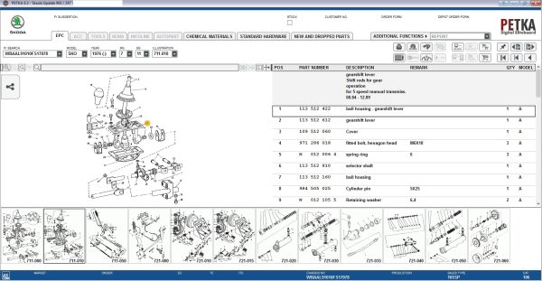 PETKA 8.3 Volkswagen Seat Skoda Audi Commercial Vehicles Porsche 06.2022 Spare Parts Catalog DVD 11