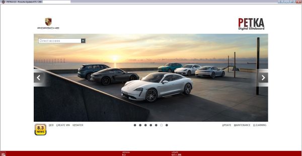 PETKA 8.3 Volkswagen Seat Skoda Audi Commercial Vehicles Porsche 06.2022 Spare Parts Catalog DVD 6