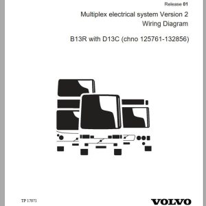 Volvo Bus B13R with D13C Wiring Diagram 2010 1