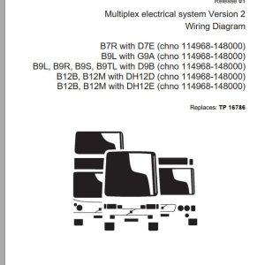 Volvo Bus B7R B9L B9R B9S B9TL B12B B12M Wiring Diagram 2009 1