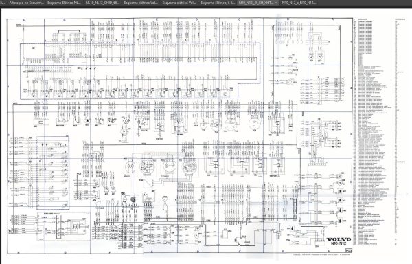 Volvo Truck Latin America NL NL10 NL12 Wiring Diagram PT 2