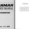 Yanmar Excavator ViO 70 Service Manual MM187ENMA00100 1