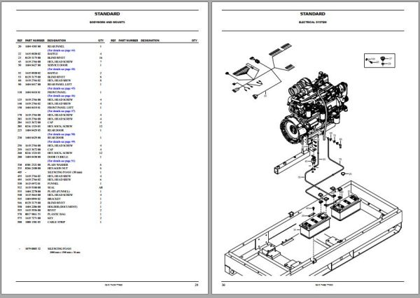 Atlas Copco Portable Compressors QAS 250 Jd Engine 6068 HF485 Spare Parts List 2007 1