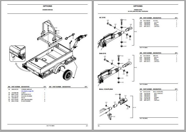 Atlas Copco Portable Compressors QAS 70 Pd Spare Parts List 2006 1