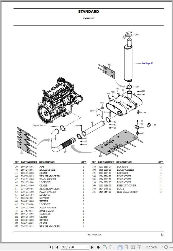 Atlas Copco Portable Compressors XRS 396 CD XRS 830 CD6 Engine CAT C9 Spare Parts List 2007 1