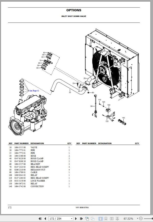 Atlas Copco Portable Compressors XRVS 476 XRVS 1000 CD6 Engine CAT C13 Spare Parts List 2007 1