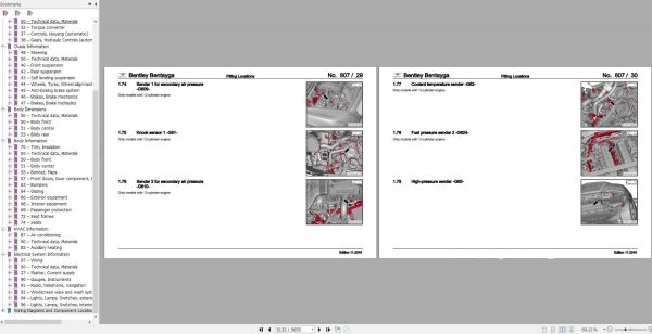 Bentley Continental GT 2004 2010 Workshop Manual Wiring Diagrams 2