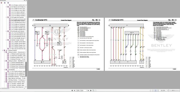 Bentley Continental GTC 2011 2012 Workshop Manual Wiring Diagrams 3