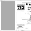 Bobcat Loader 753 Service Manual Schematic Operation Maintenance Manual 1