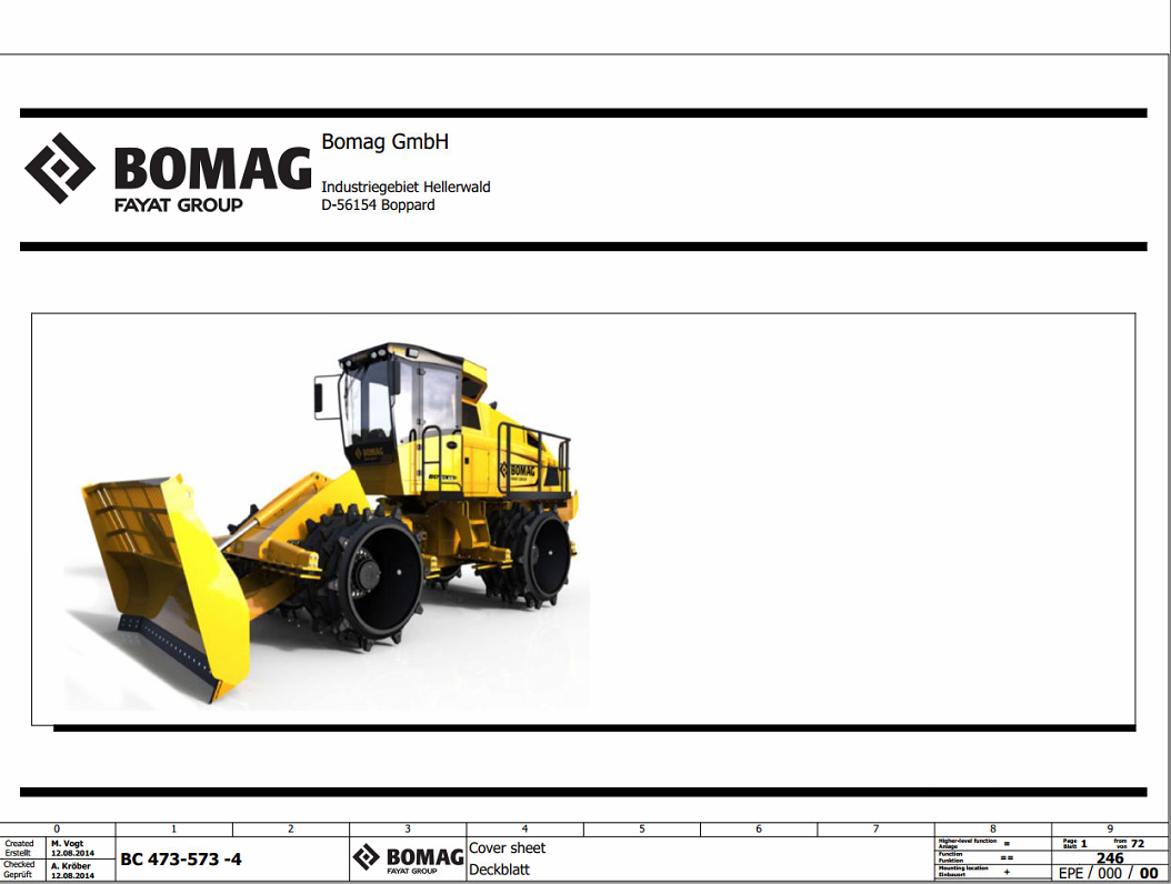 Bomag Machinery 2.88GB Updated 03.2021 Electrical Wiring Diagram Hydraulic Schematic DVD 2
