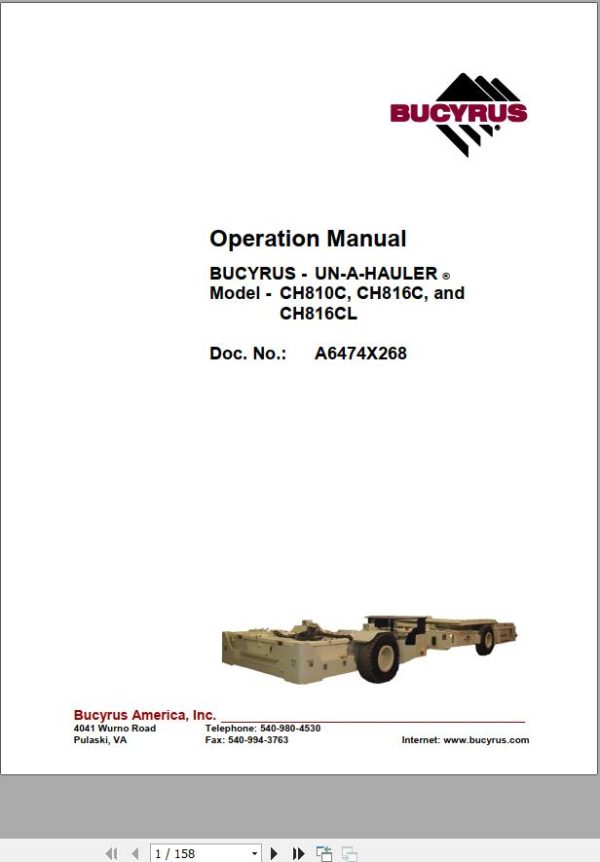 CAT 816 816 2000 Operation And Maintenance Manual BI631296