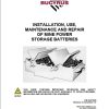 CAT 816AC 816 1125 Mine Power Storage Battery Operation And Maintenance Manual BI631263