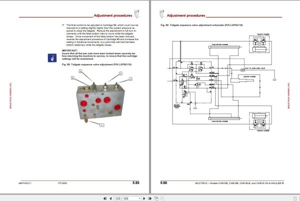 CAT Bucyrus 816B 816 1148 SCR Roof Bolter Technical Manual BI634142 1