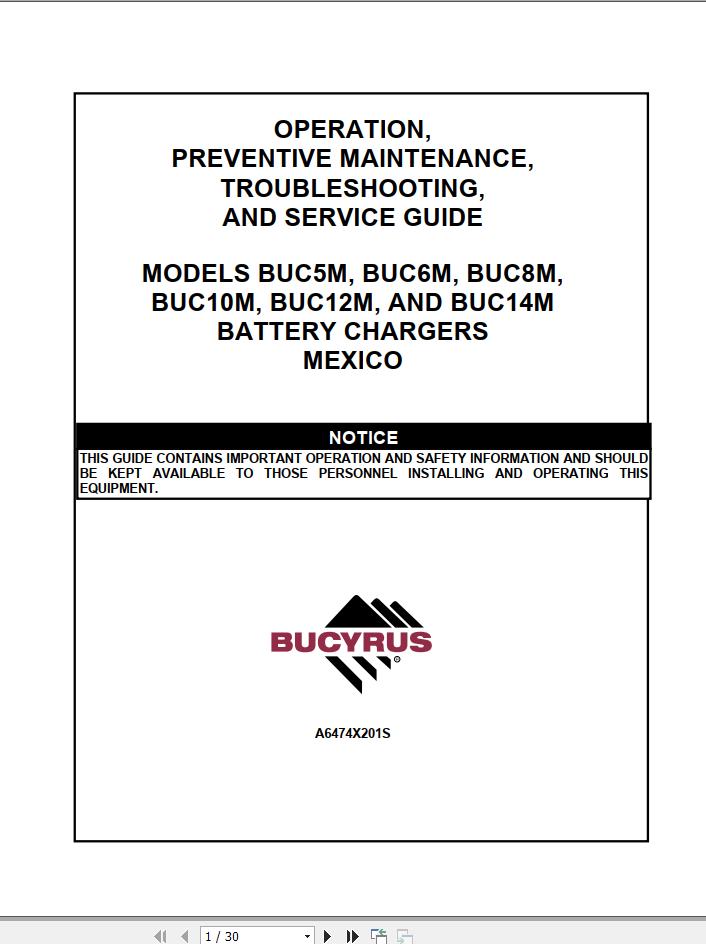 CAT Bucyrus 88 0784 Battery Charger Operation And Maintenance Manual BI631495 EN ES