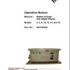 CAT Bucyrus 88 0835 Battery Charger Operation And Maintenance Manual BI629565