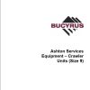CAT Bucyrus Ashton Services Equipment Crawler UnitsSize 9 Technical Manual BI618953