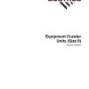 CAT Bucyrus Equipment Crawler Units Size 9 Technical Manual BI616744