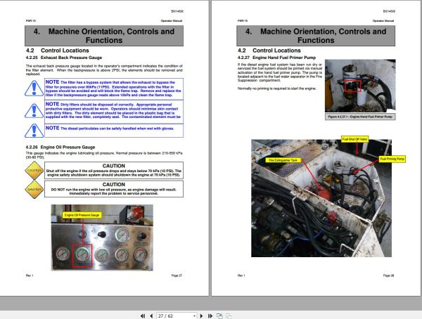 CAT Bucyrus FBR 15 Operator Manual BI014699 1