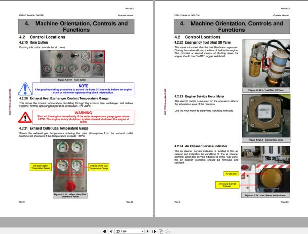CAT Bucyrus FBR 15 Operator Manual BI643602 1